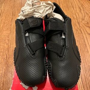 NIB Puma Mostro Perf Leather Black - Unisex Sizing - Men's Size 4, Women's 5.5